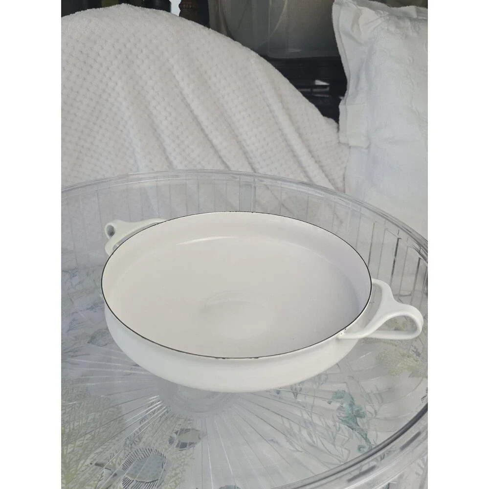 Dansk Paella Pan 10” White Kobenstyle Designs France Cookware